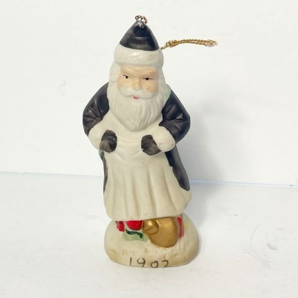 Vintage Memories of Santa Christmas Ornament Santa, Bag, Gifts 1902